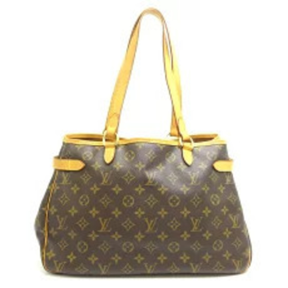 Louis Vuitton Brown Shoulder Horizontal Batignolles Monogram Bag Brown